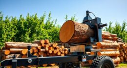 top kinetic log splitters