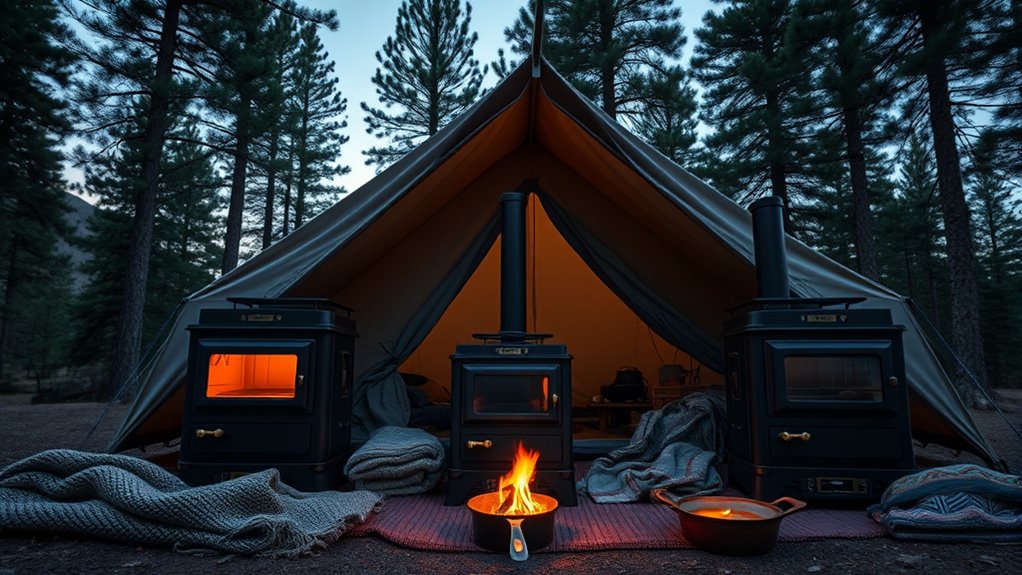 top large tent stove ovens