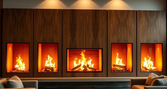 top large window fireplace inserts
