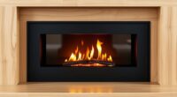 top slim depth fireplace inserts