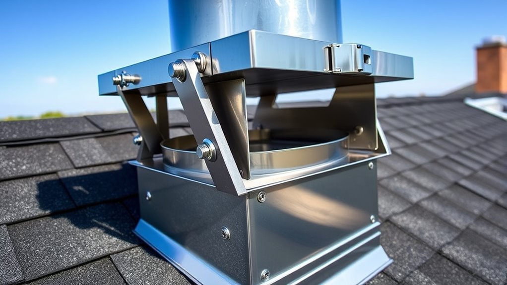 top stainless steel chimney support