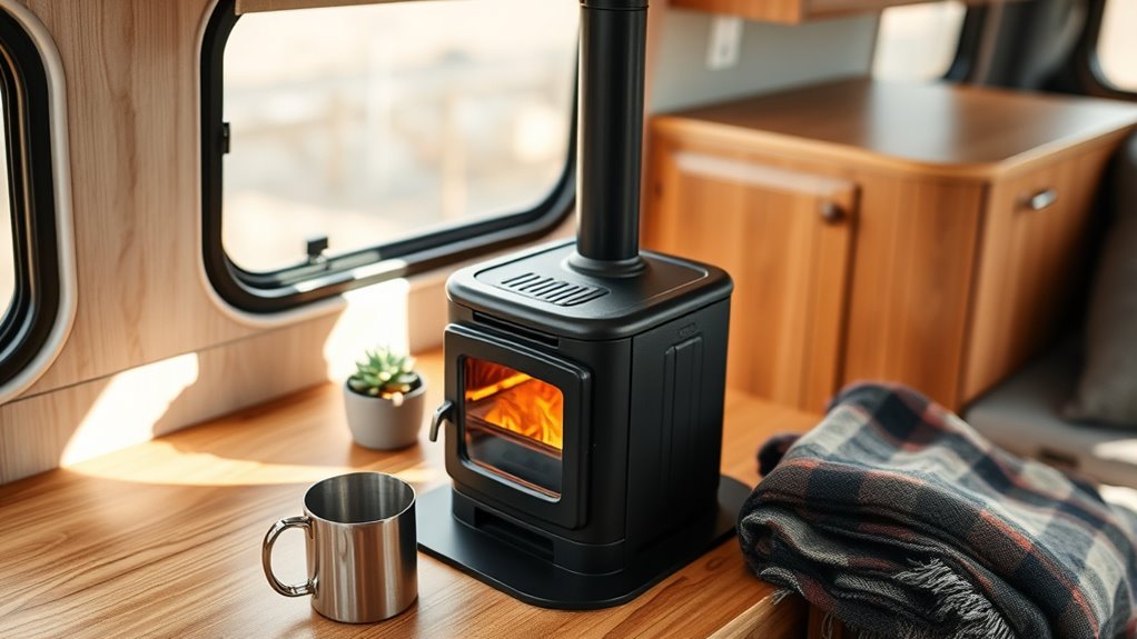 top van wood stove options