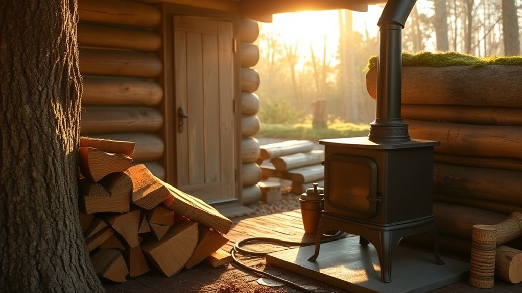 traditional wood heating methods