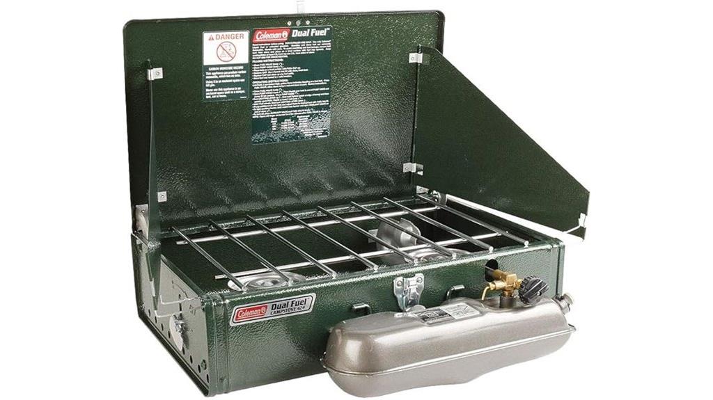 two burner liquid fuel stove