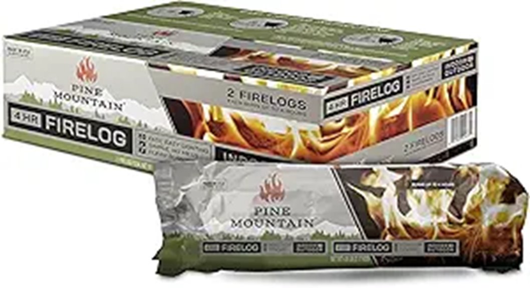 two pack pine firelogs