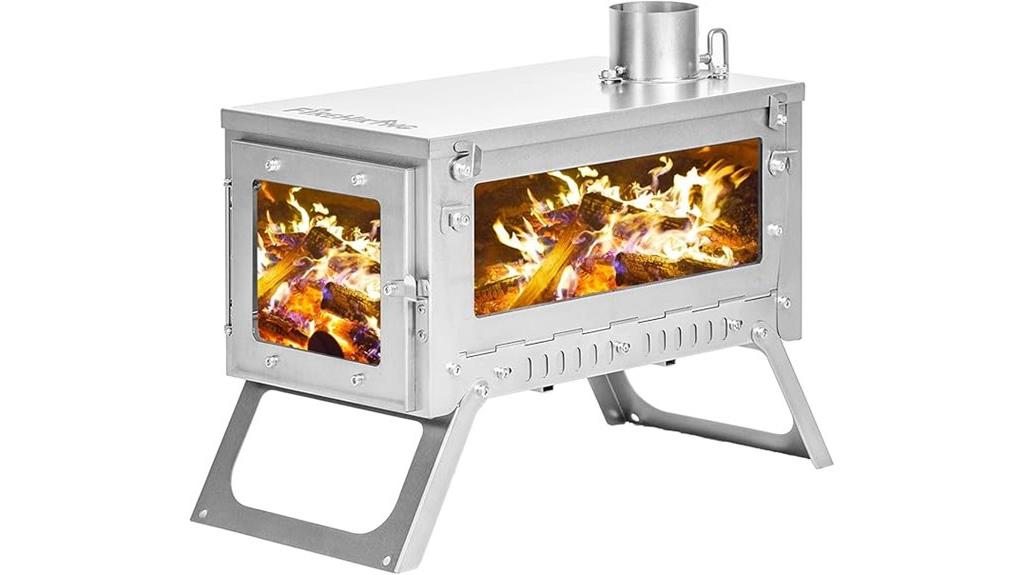 ultralight titanium camping stove