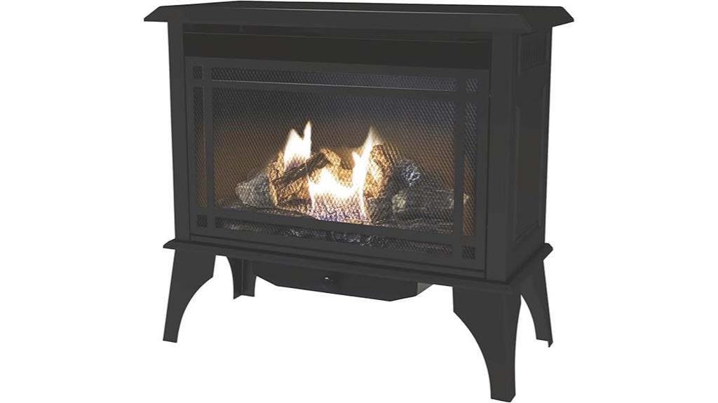 vent free gas stove