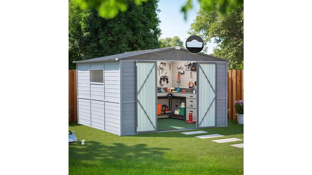 ventilated outdoor shed