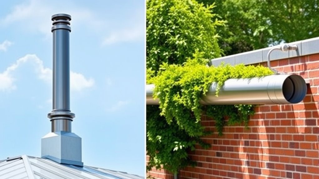 venting options installation aesthetics