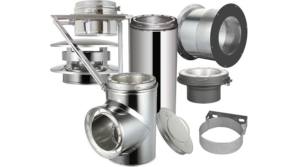wall chimney kit components