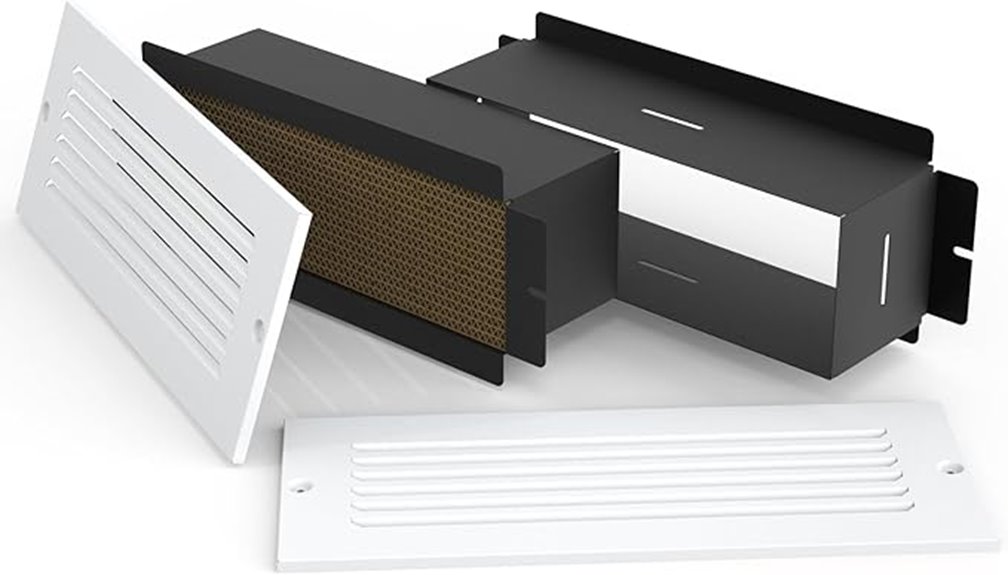 wall mounted air return