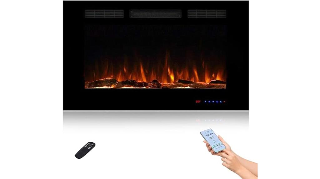 wifi remote flame insert