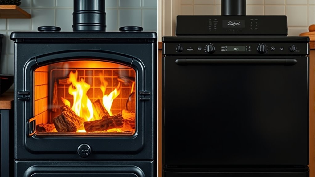 windowed vs solid stove differences