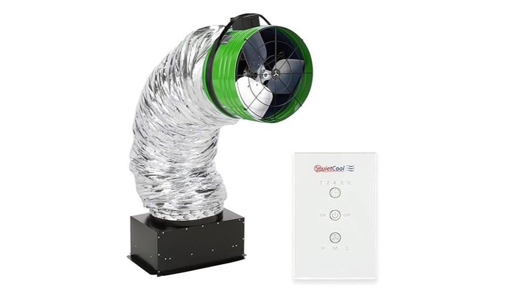 wireless control whole house fan