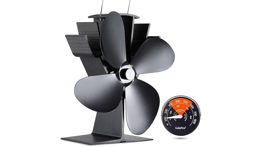 wood stove fan thermometer