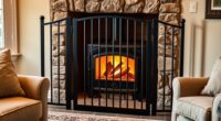 wood stove safety gates