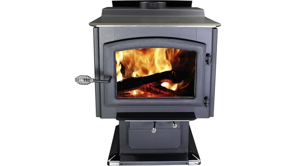 wood stove with blower