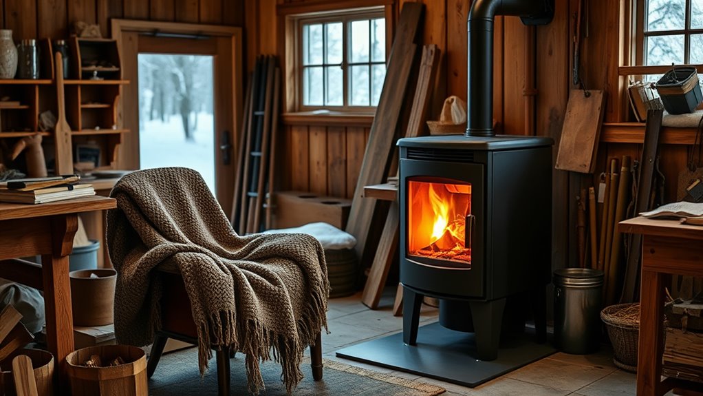 workshop pellet stove considerations