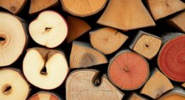 apple and cherry firewood