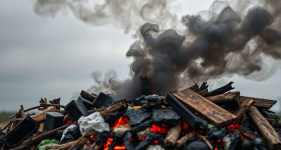 avoid burning toxic waste