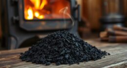 biochar from wood stove