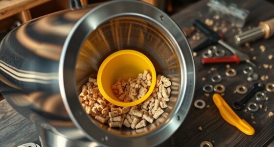 building a pellet hopper