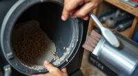 cleaning pellet stove components