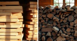 comparing softwood and hardwood