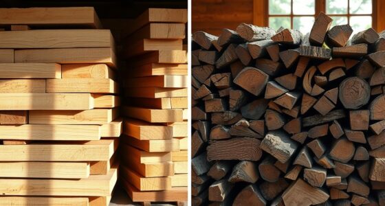 comparing softwood and hardwood