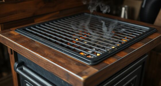 constructing a wood stove top