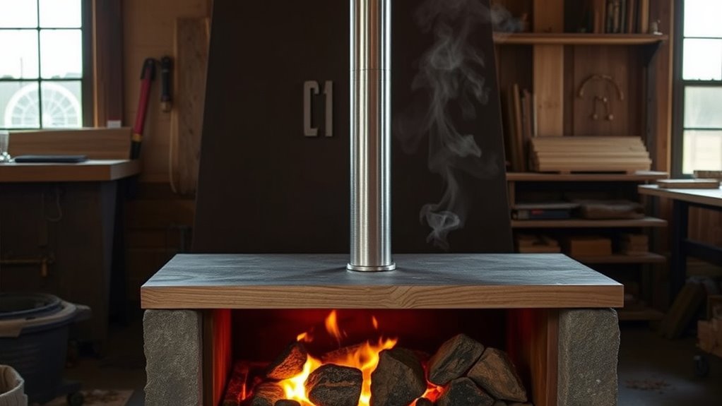 efficient insulation and chimney design