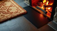 fireproof hearth floor coverings