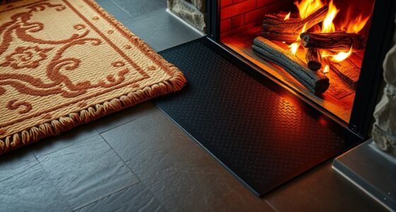 fireproof hearth floor coverings