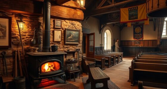 heating communal gathering places