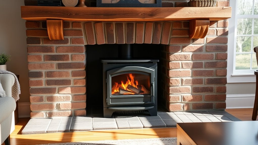 installing a wood stove insert