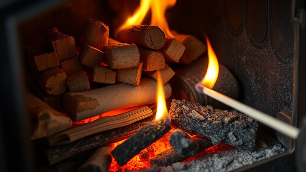 light fire efficiently safely