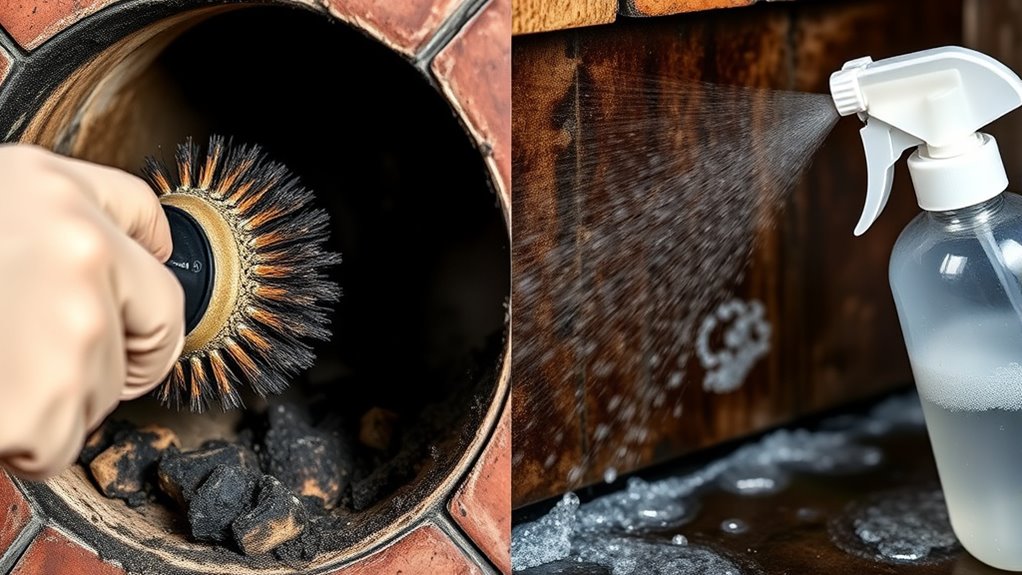 mechanical and chemical removal