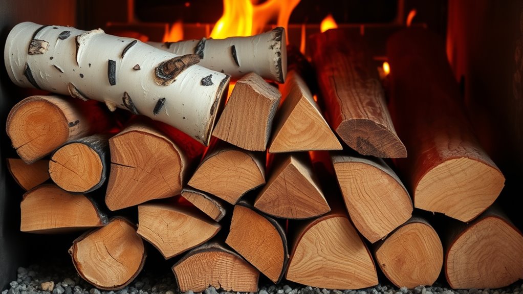 medium heat firewood types
