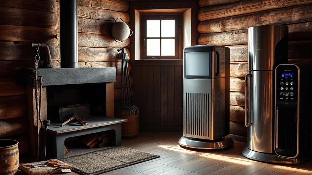 modern efficient home heating