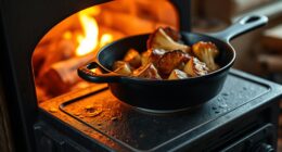 pellet stove baking roasting