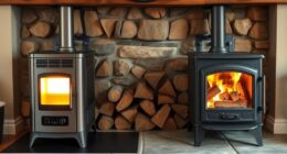 pellet vs wood heating