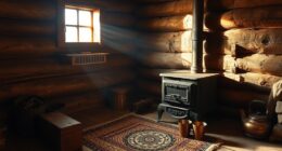 pioneer life relied on wood stoves