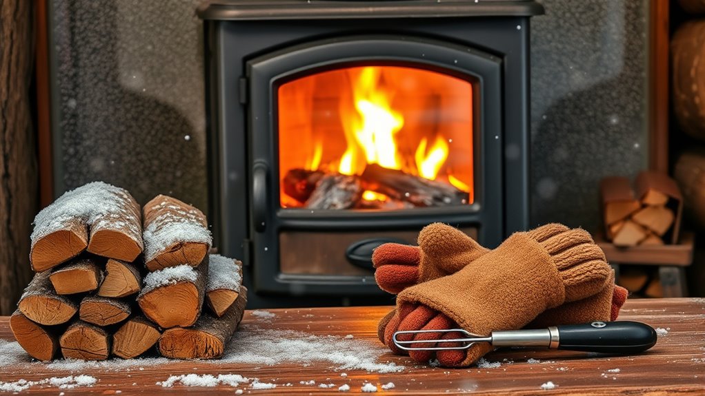 prepare wood stove for winter
