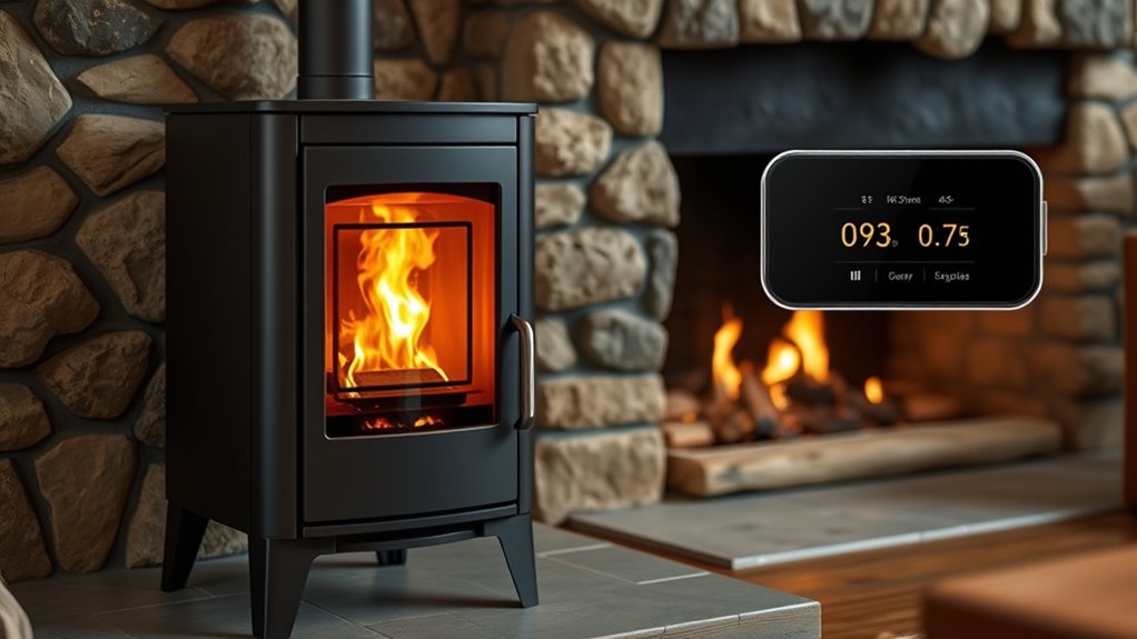 remote monitoring for smart stoves