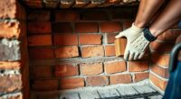 replacing fire brick linings