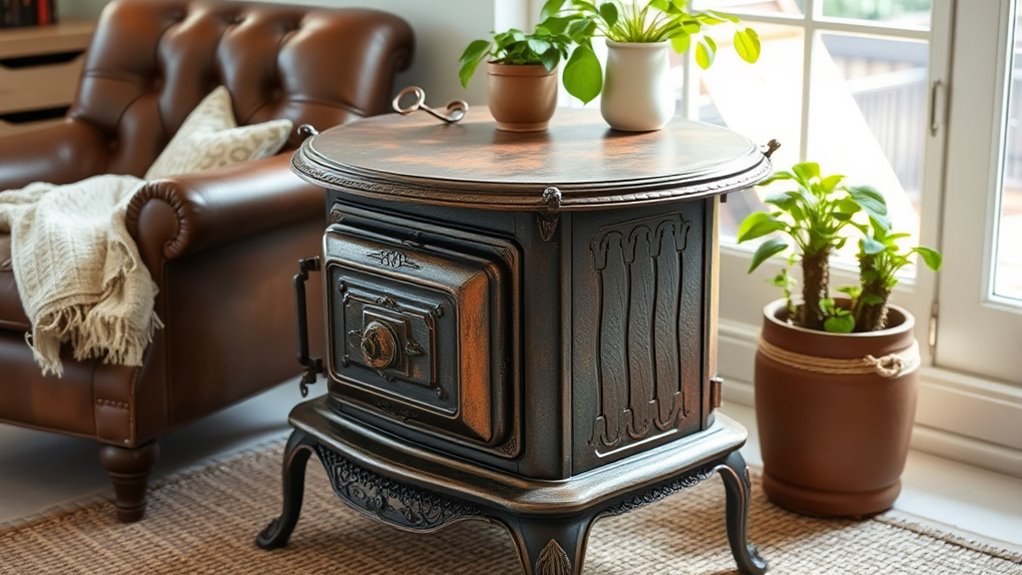 restoring antique stove safely