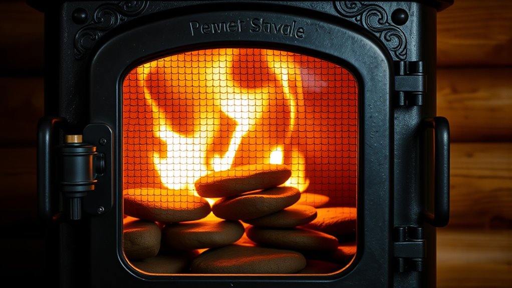 sauna stove safety design