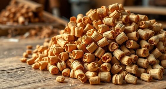 sawdust based renewable fuel pellets