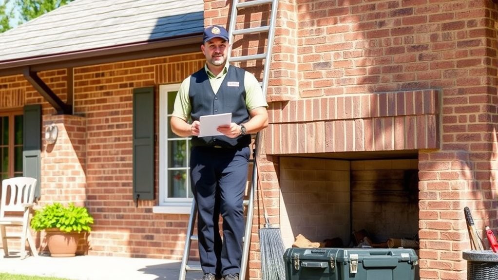 schedule annual chimney maintenance