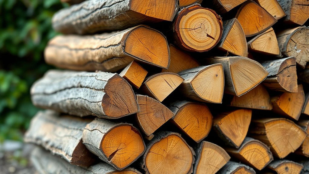 select and store seasoned wood
